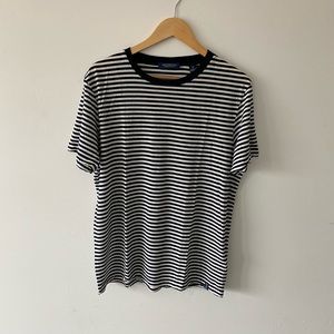 Scotch and Soda Striped t shirt - Black / Blue / White - Medium